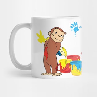 Curious George Cat Mug